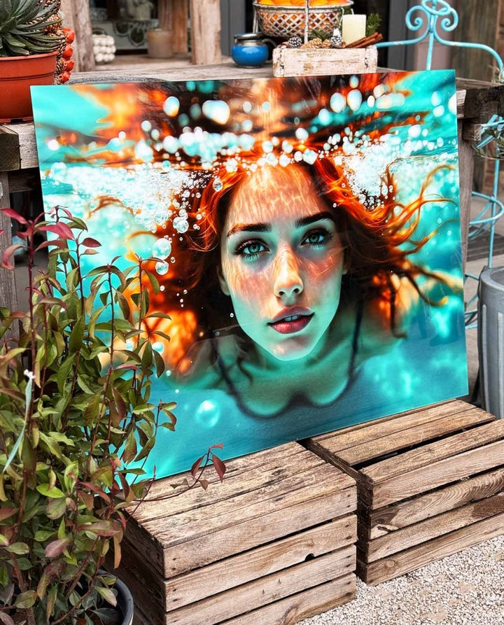 Bild „Aqua Dreams“ Limitierter Acrylglas Gallery Print – 01/10 120 x 90 cm - Dero Home & Living