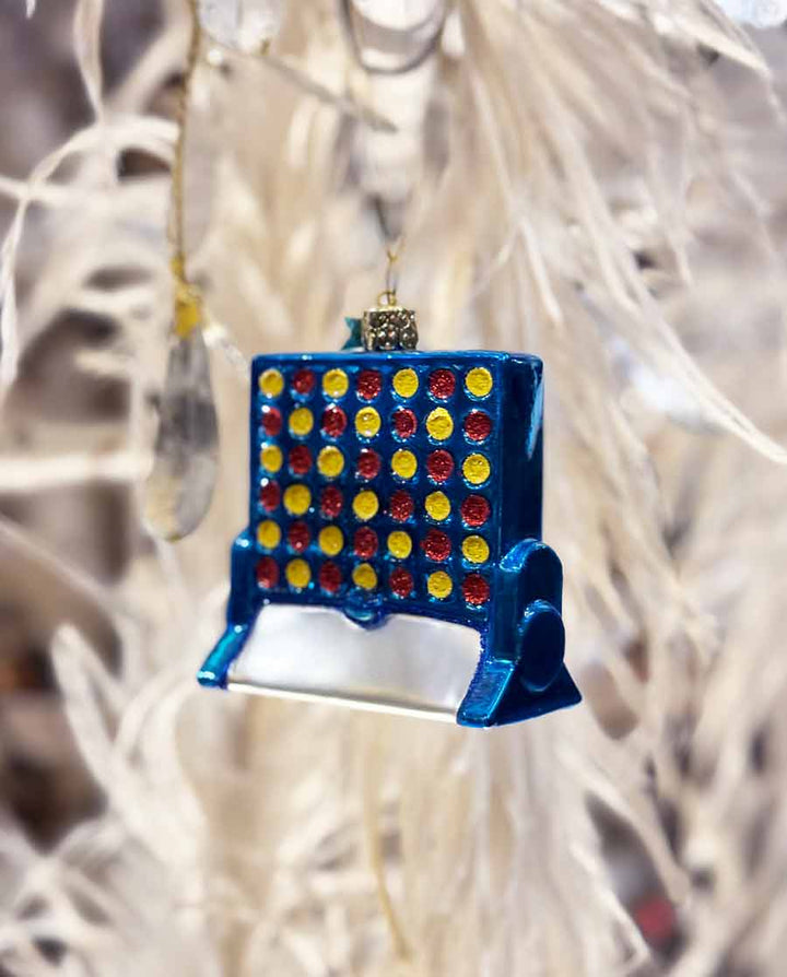 Christbaumschmuck „4 Gewinnt“ – Glasanhänger - Dero Home & Living