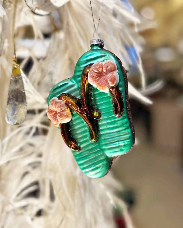 Christbaumschmuck „Flip Flops" – Glasanhänger - Dero Home & Living