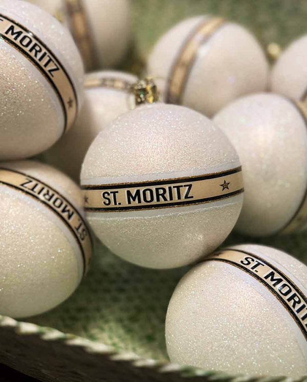 Christbaumschmuck „St. Moritz“ – Glasanhänger / Christbaumkugel - Dero Home & Living