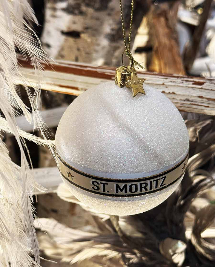 Christbaumschmuck „St. Moritz“ – Glasanhänger / Christbaumkugel - Dero Home & Living