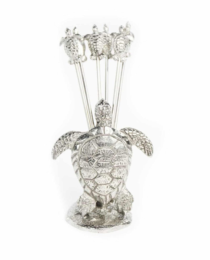 Cocktail - Picks holder "Turtles" Set 7 - tlg. - Dero Home & Living