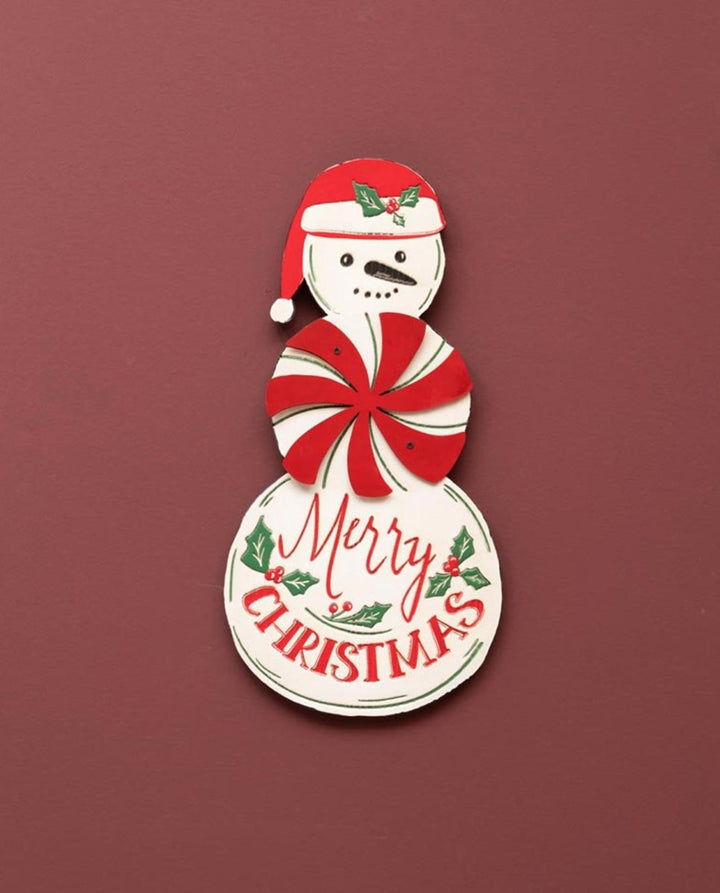 Deko - Schneemann "Snowman" aus Holz - Dero Home & Living