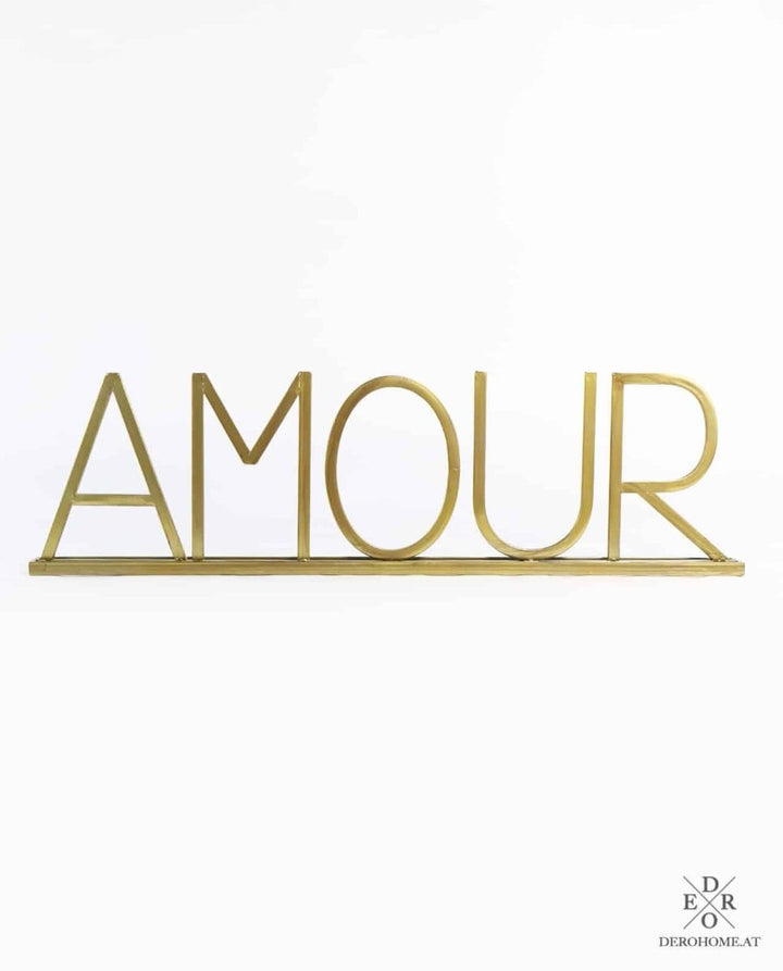 Deko Schriftzug "Amour" - Dero Home & Living