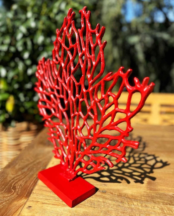 Deko Skulptur Koralle "Red Coral" - Dero Home & Living