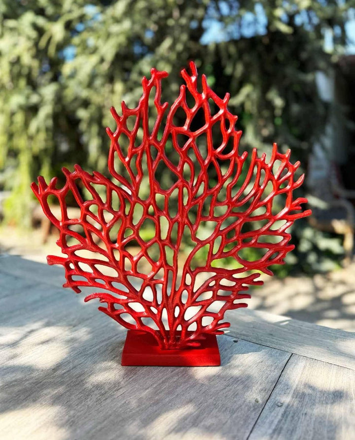 Deko Skulptur Koralle "Red Coral" - Dero Home & Living