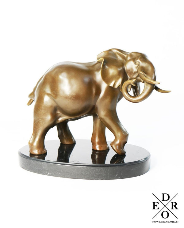 Elefanten Bronze Skulptur "Omara" - Dero Home & Living