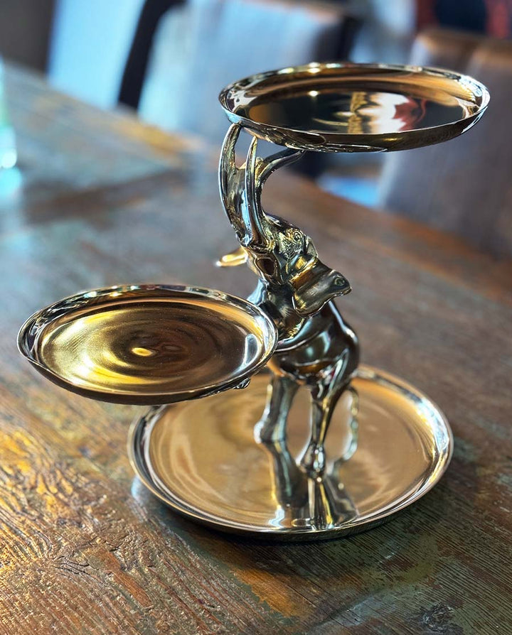 Elefanten Etagere "Elefantenzauber" 3 - stöckige Etagere - Dero Home & Living