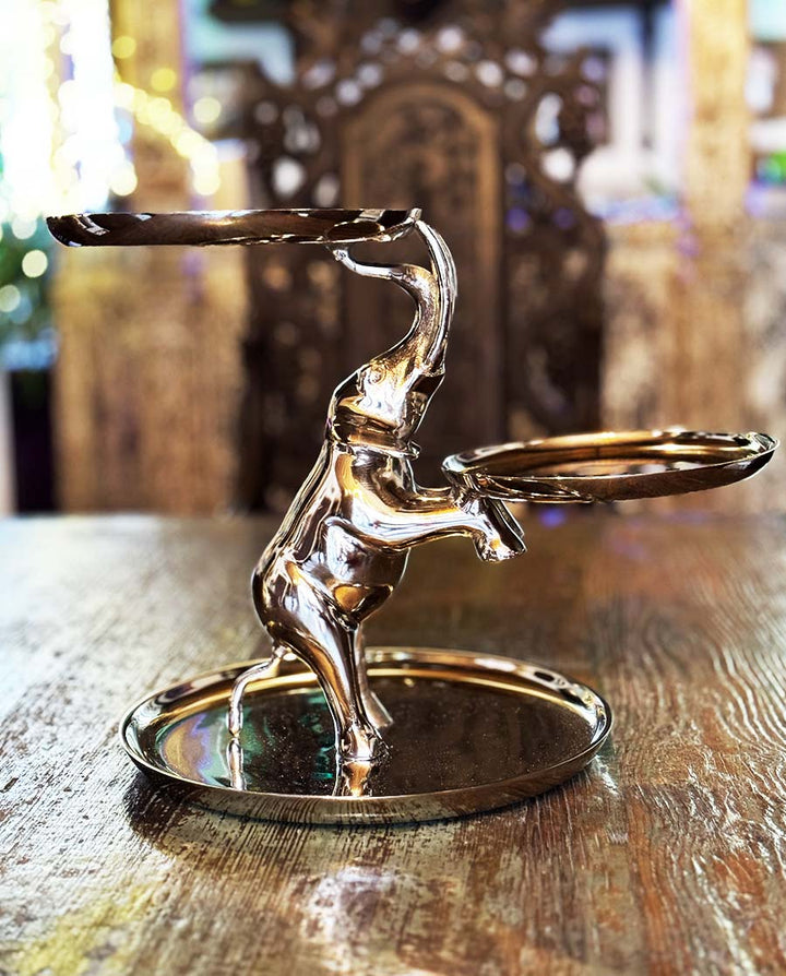 Elefanten Etagere "Elefantenzauber" 3 - stöckige Etagere - Dero Home & Living