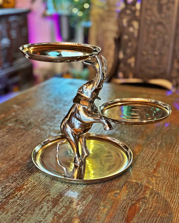 Elefanten Etagere "Elefantenzauber" 3 - stöckige Etagere - Dero Home & Living