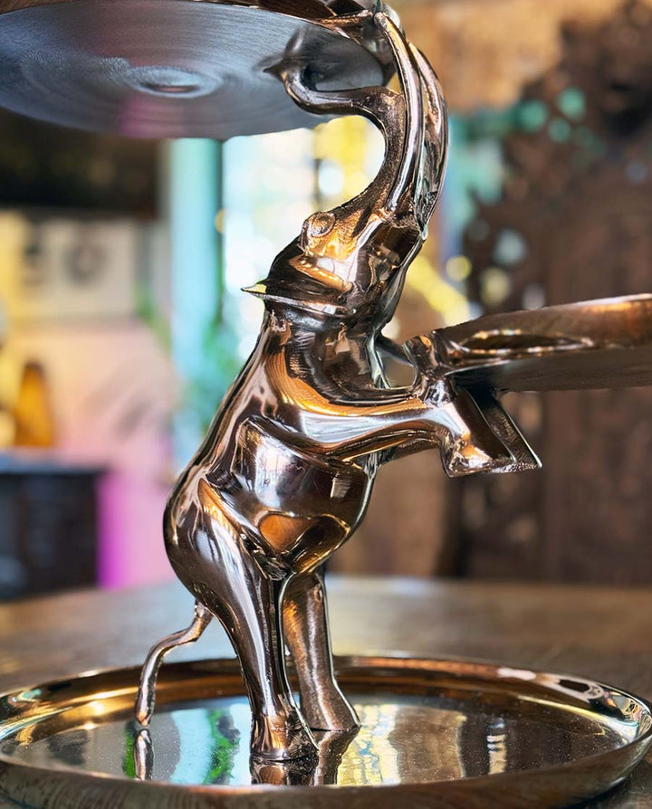 Elefanten Etagere "Elefantenzauber" 3 - stöckige Etagere - Dero Home & Living