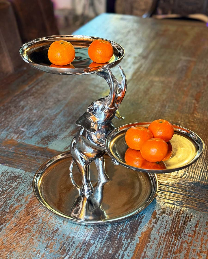 Elefanten Etagere "Elefantenzauber" 3 - stöckige Etagere - Dero Home & Living