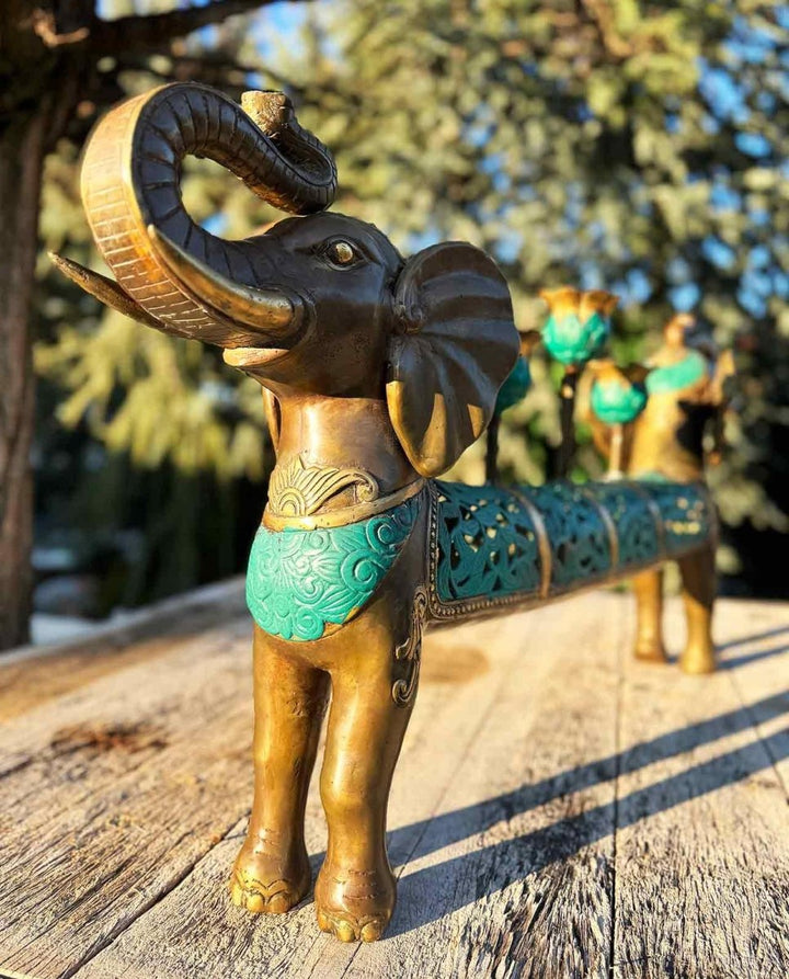 Elefanten Figur Kerzenhalter "Ganesha" - Dero Home & Living