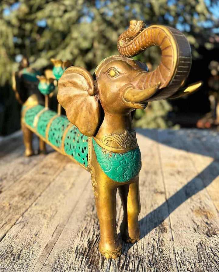 Elefanten Figur Kerzenhalter "Ganesha" - Dero Home & Living