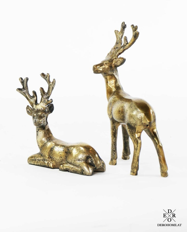 Hirsch Skulpturen "Milan" 2 - tlg. - Dero Home & Living