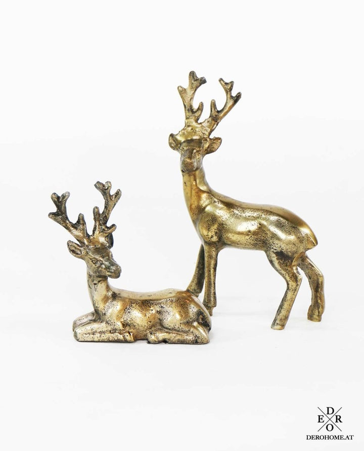 Hirsch Skulpturen "Milan" 2 - tlg. - Dero Home & Living