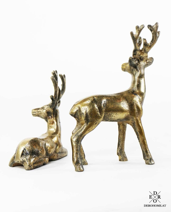 Hirsch Skulpturen "Milan" 2 - tlg. - Dero Home & Living