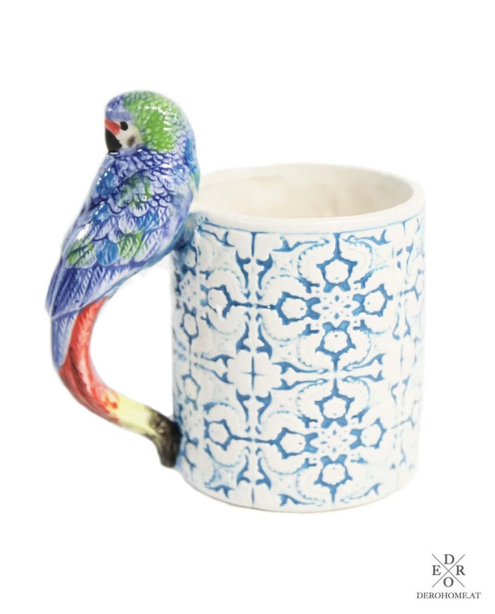 Kaffee & Teetasse "Papagei" - Dero Home & Living