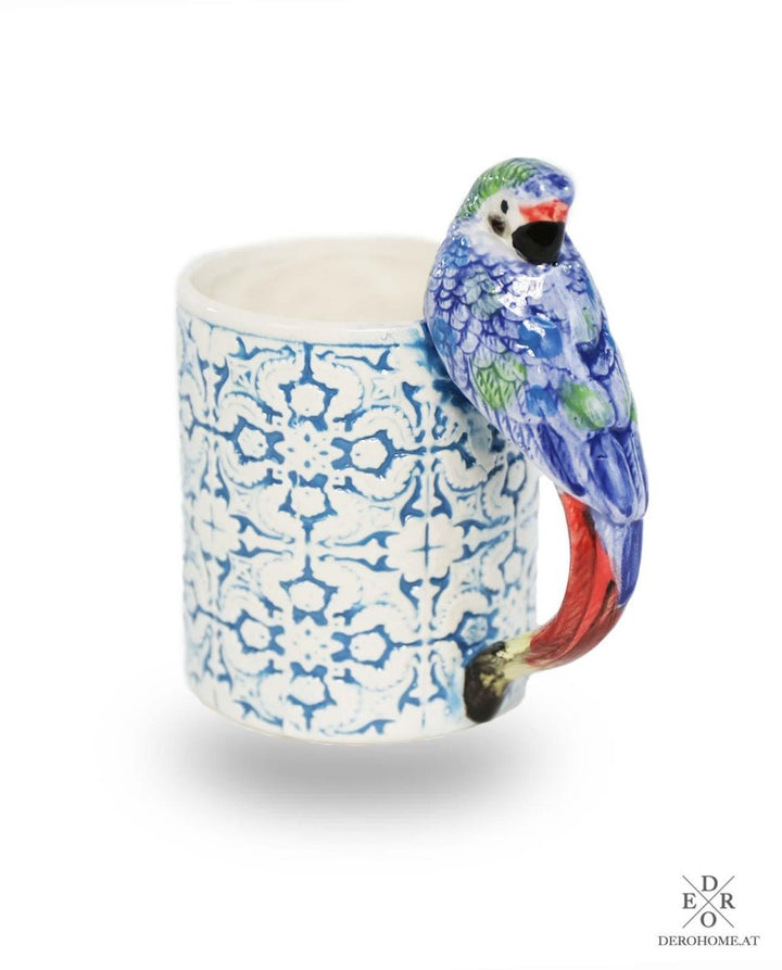 Kaffee & Teetasse "Papagei" - Dero Home & Living
