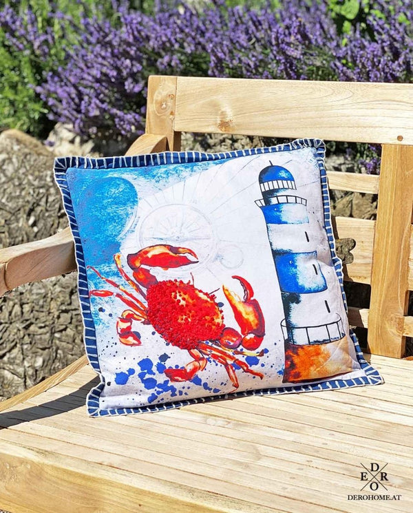 Kissen | Polster "Red Crab" - Dero Home & Living