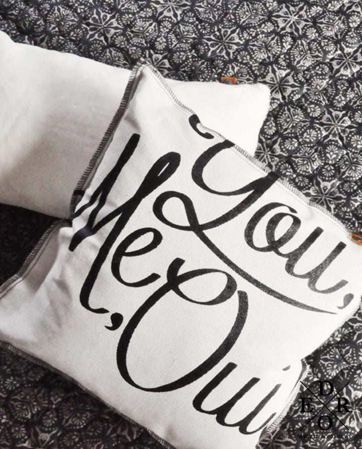 Kissen | Polster "You Me Oui" Weiß - Dero Home & Living