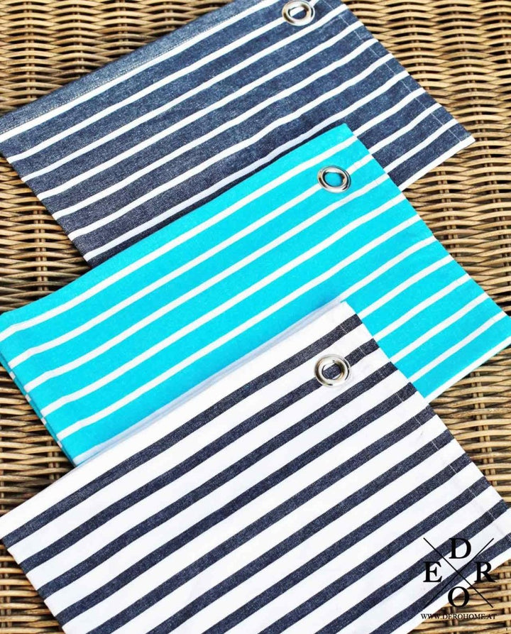 Maritime Geschirrtücher "Aqua" 2er Set - Dero Home & Living