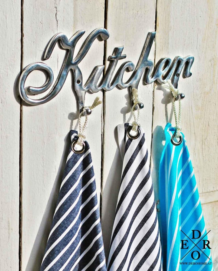 Maritime Geschirrtücher "Aqua" 2er Set - Dero Home & Living