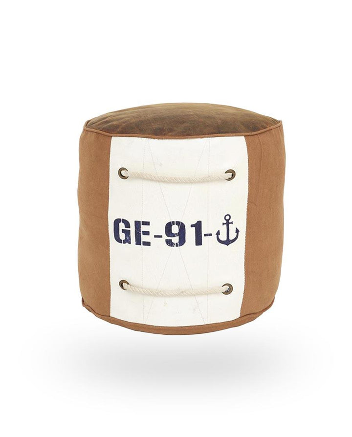 Maritimer Anker Pouf "Captain's Choice" - Dero Home & Living