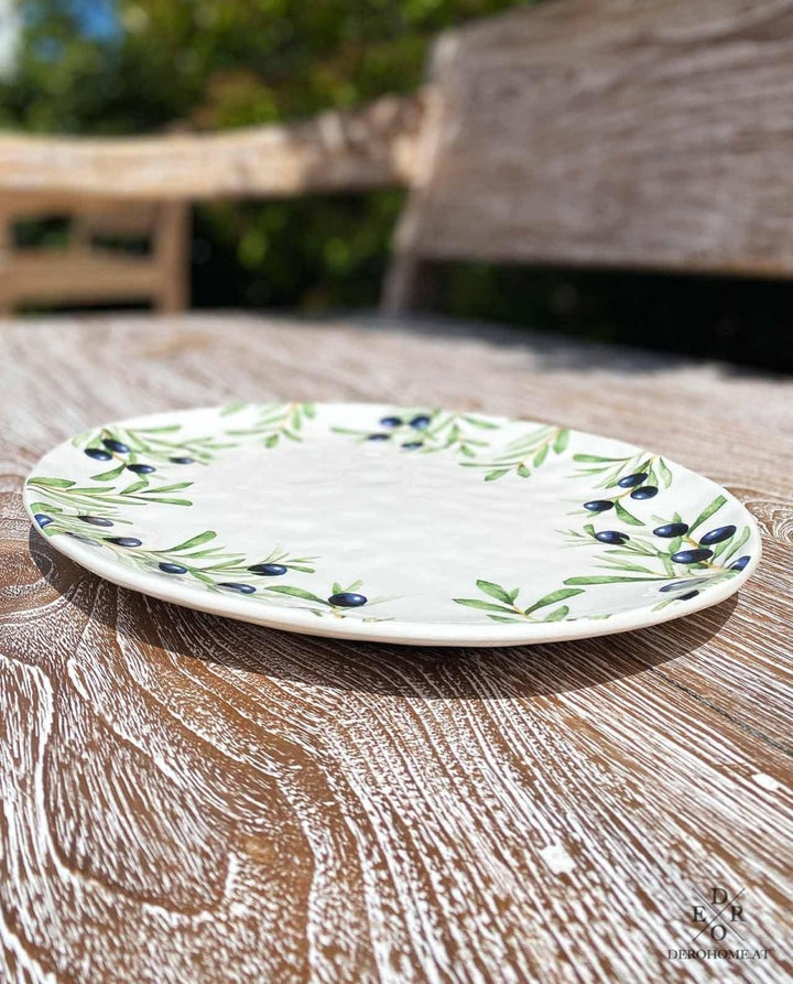 Mediterrane Servierplatte "Black Olives" - Dero Home & Living