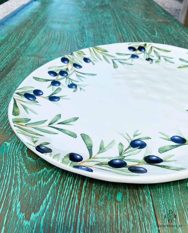 Mediterrane Servierplatte "Black Olives" - Dero Home & Living