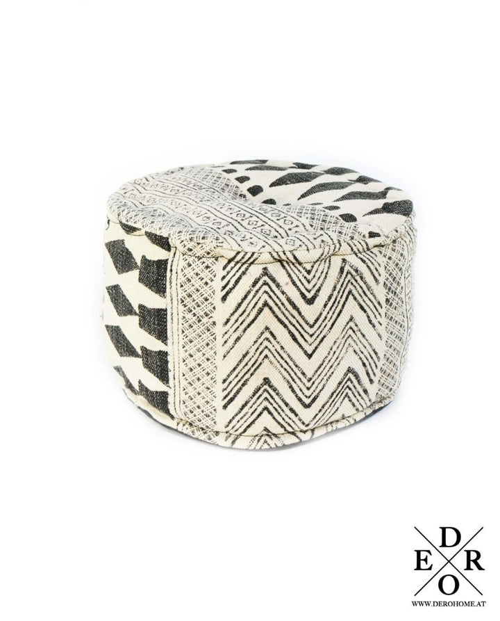 Pouf "Blackwhite" - Dero Home & Living