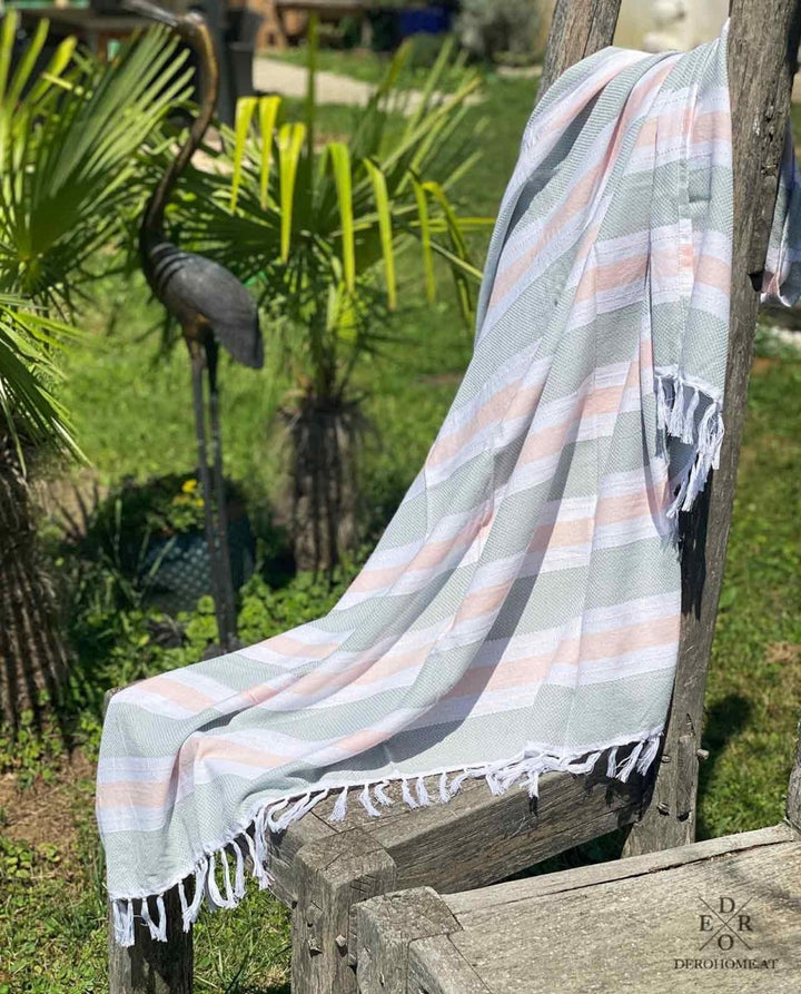 Strandtuch Hamamtuch "Hannah" 100 x 180 cm - Dero Home & Living