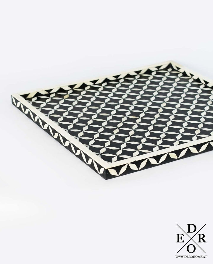 Tablett "Black & White" - Dero Home & Living
