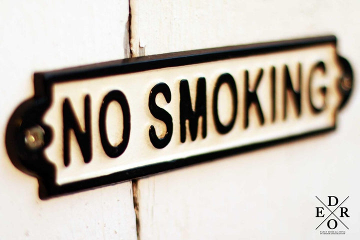 Vintage Türschild "NO SMOKING" - Dero Home & Living