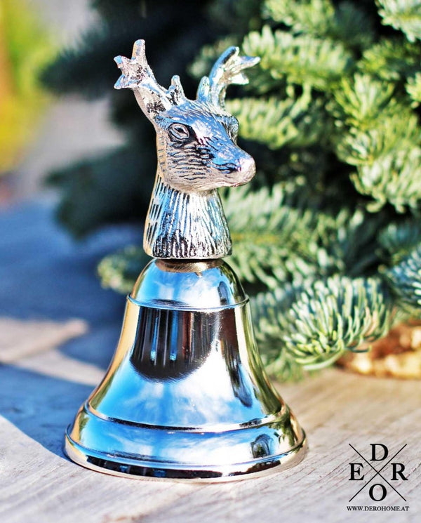Weihnachts-Glocke Hirsch "Jingle Bells" - Dero Home & Living